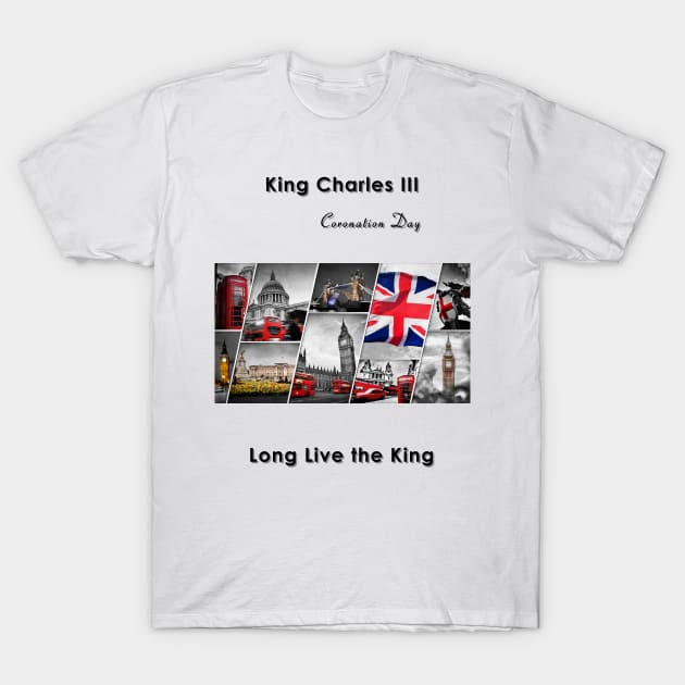 King’s coronation tshirt celebration London T-Shirt by fantastic-designs